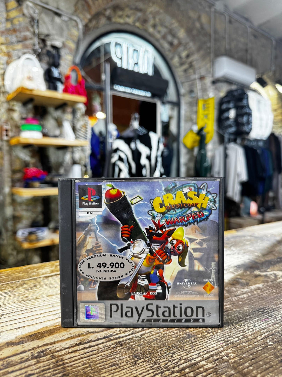 crash bandicoot 3: warped platinum playstation 1 sony ps1 pal cib