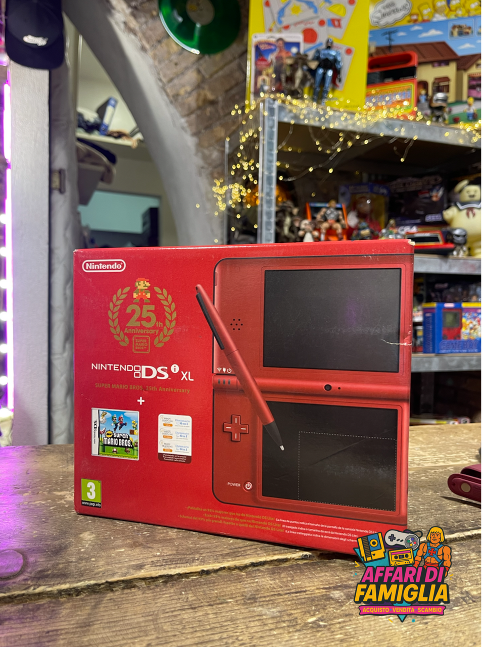 Console Nintendo 3ds XL 25th anniversario Super mario bros nuovo