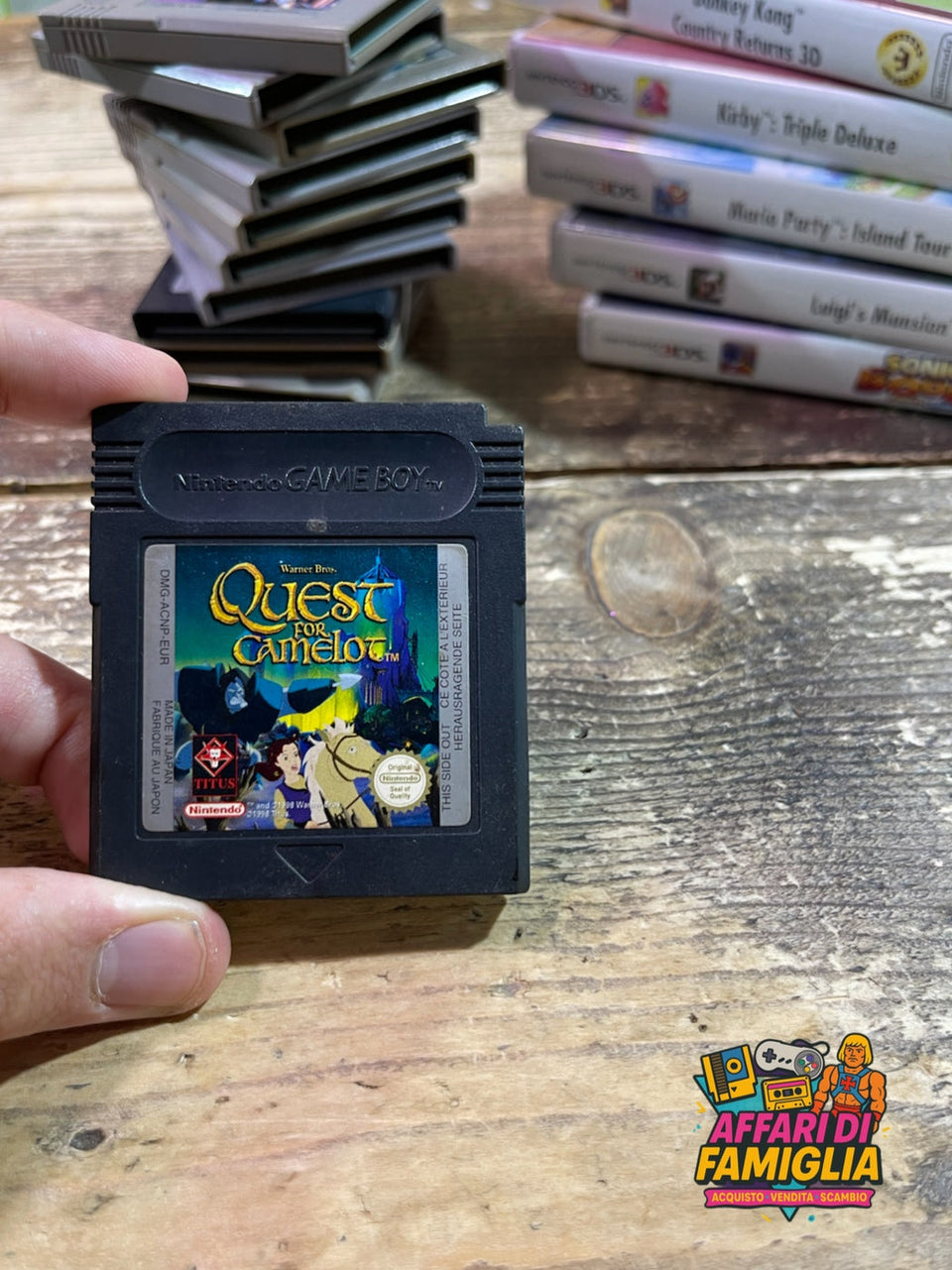 Gioco nintendo game boy quest for camelot