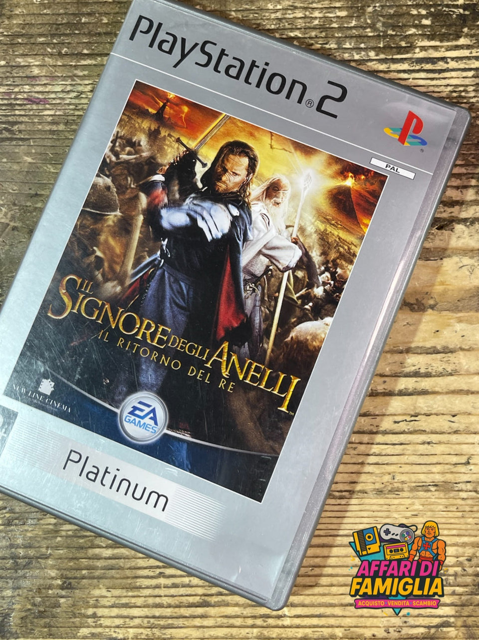 il signore degli anelli 3 platinum playstation 2 ps2 pal