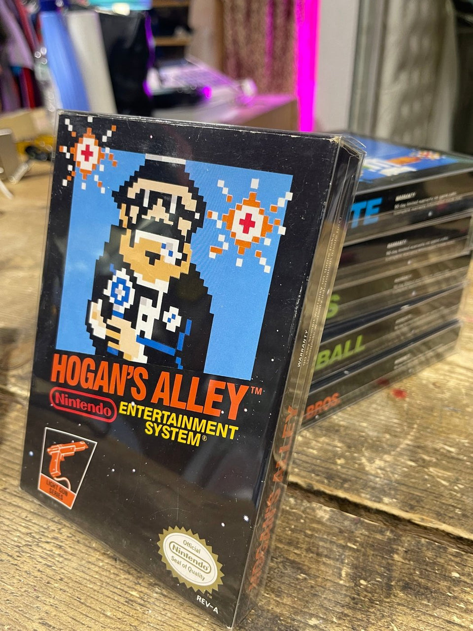 Gioco nintendo nes hogan's alley