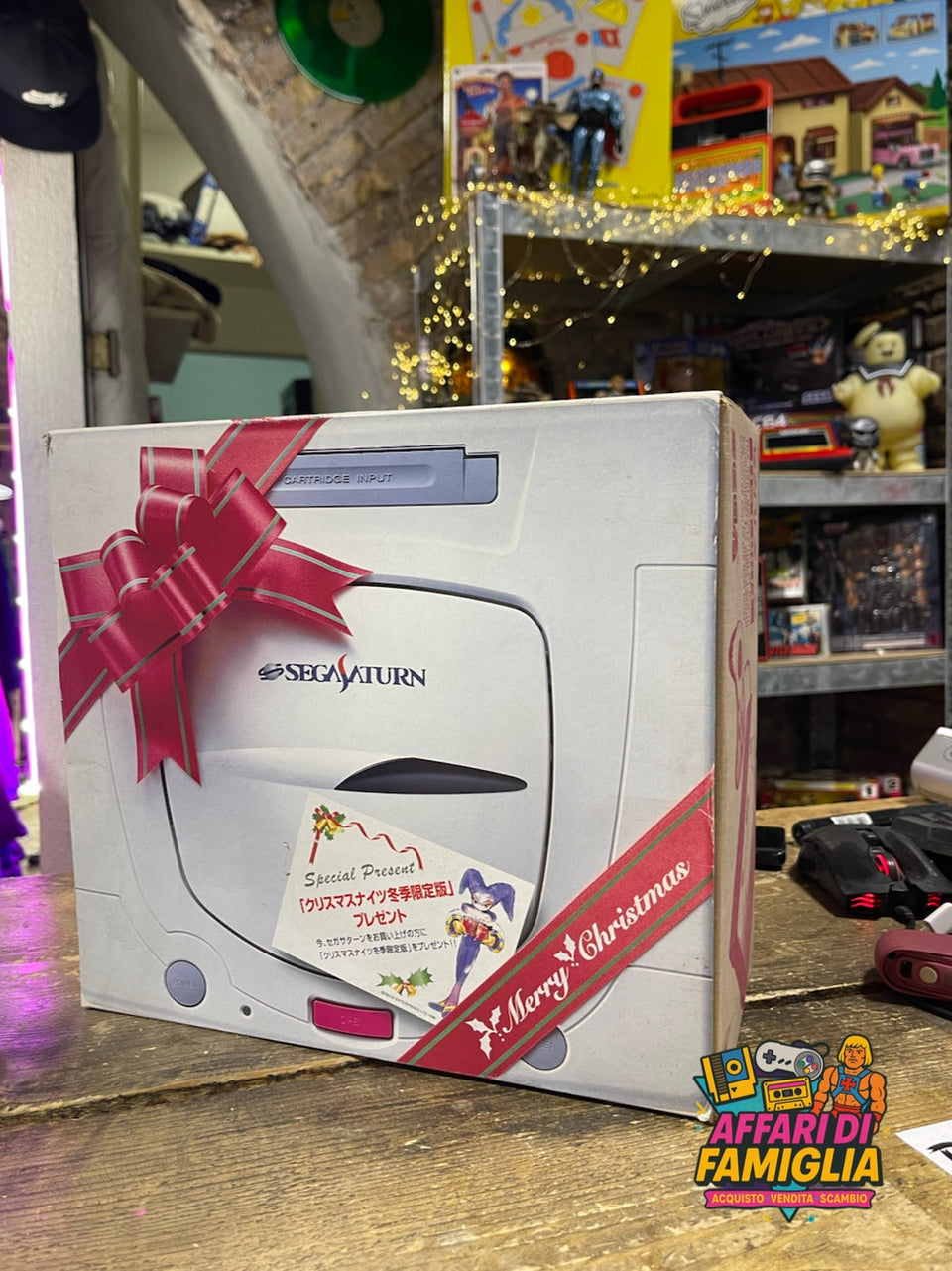 Console Sega Saturn – Christmas Edition (Jap, Bianca) – 1997