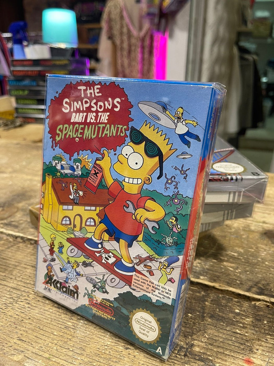 Gioco nintendo nes The simpson Burt vs the space Mutants