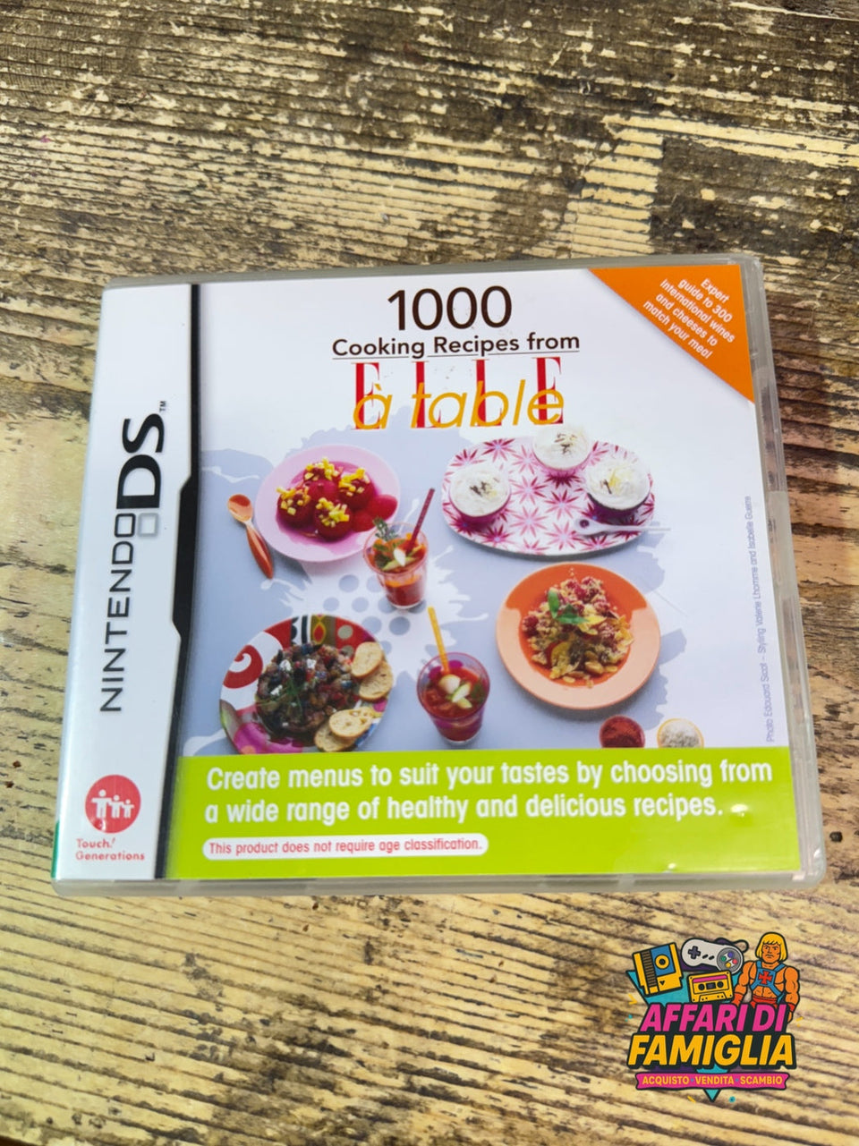 Gioco nintendo ds 100 cooking recipes from elle