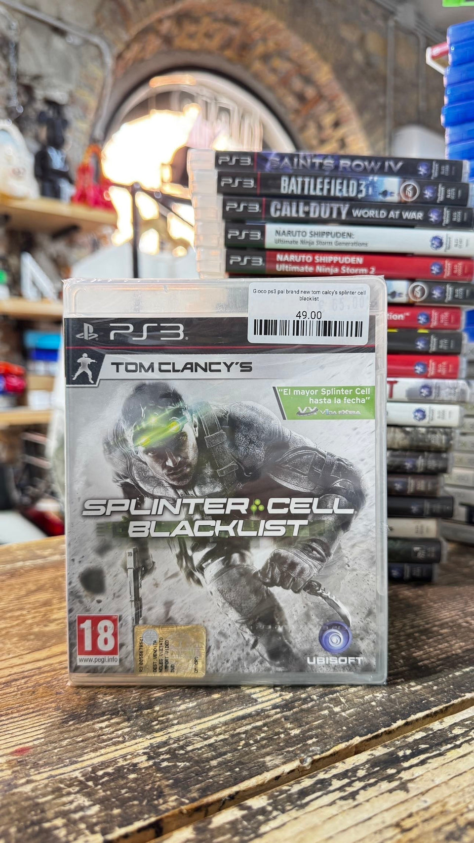 tom calcy's splinter cell blacklist Playstation 3 ps3 pal nuovo