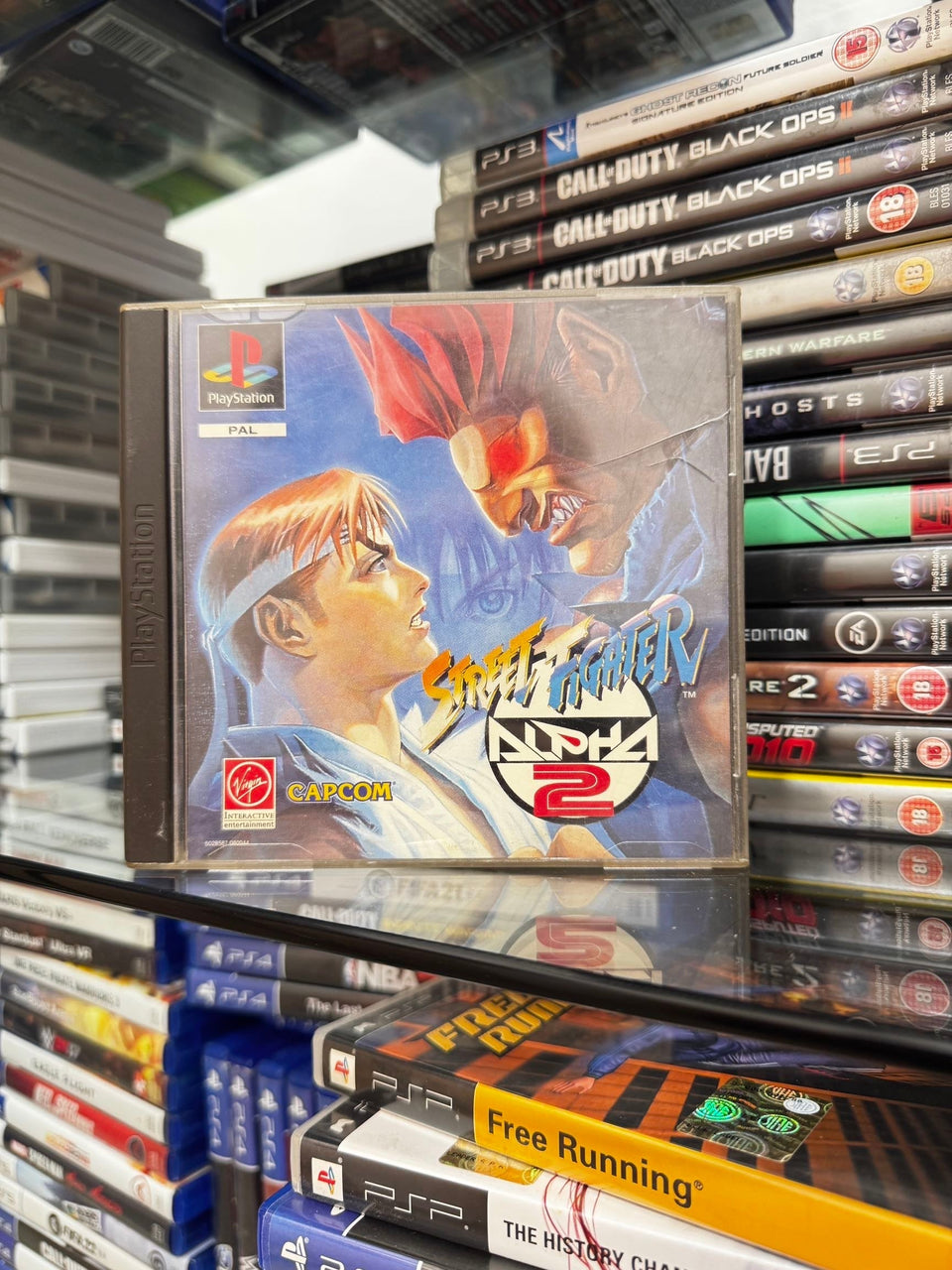 Street Fighter Alpha 2 ps1 Playstation pal cib