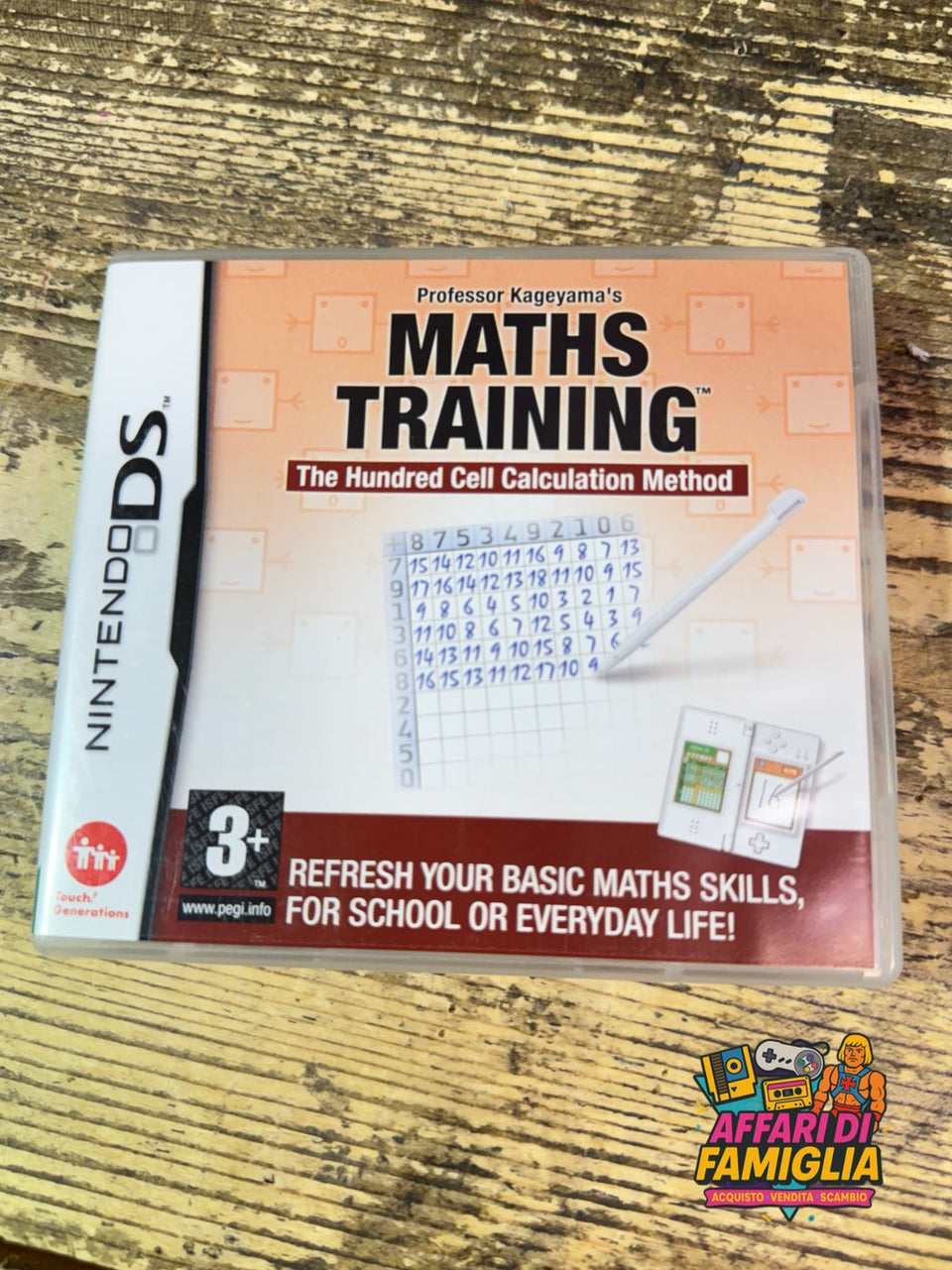 Gioco nintendo ds maths training