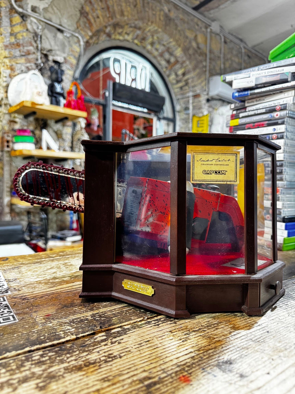 Motosega residetn evil 4 chainsaw ps2 playstation controller limited edition