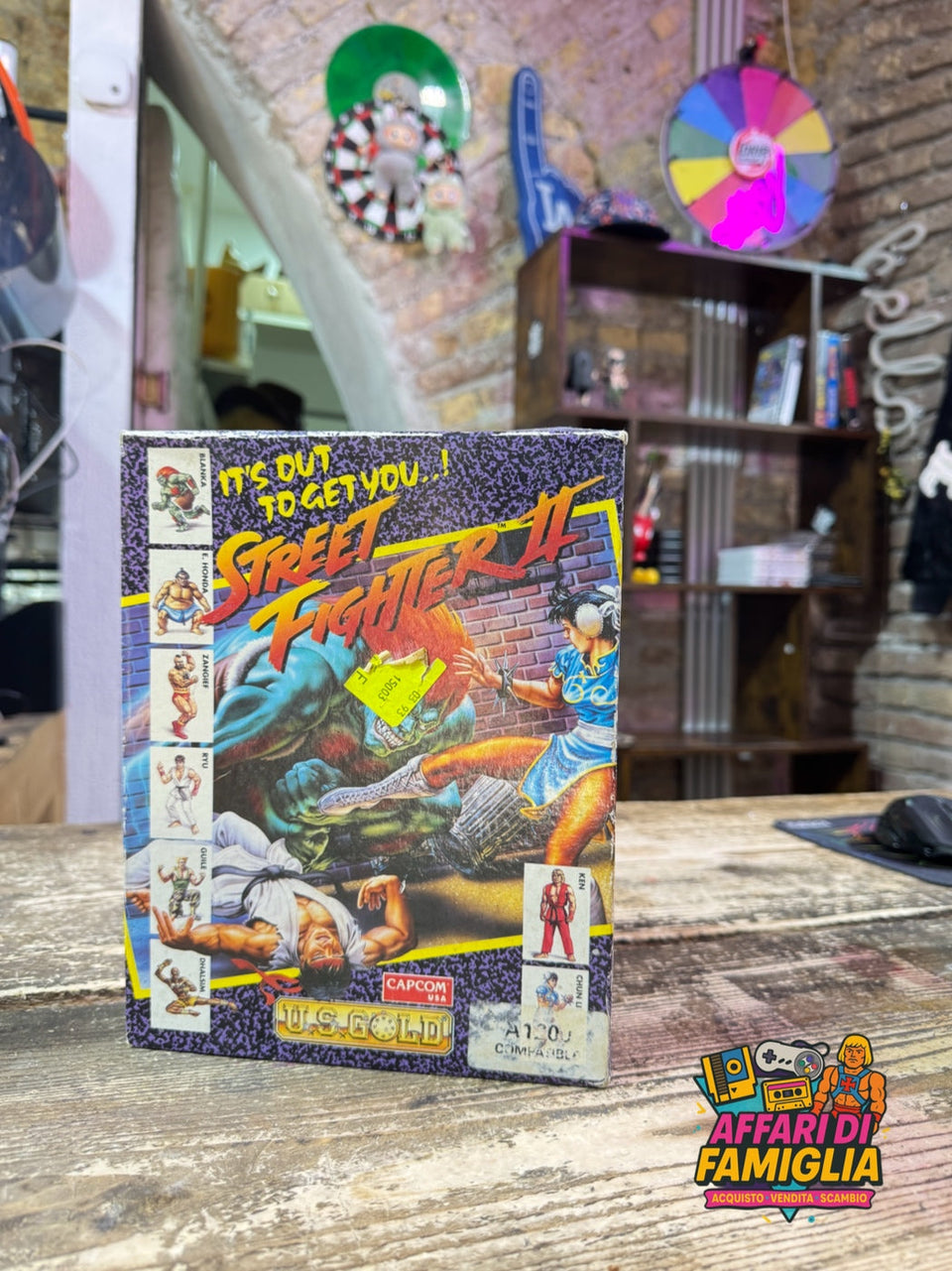 Gioco commodore amiga street fighter 2 cib 1992