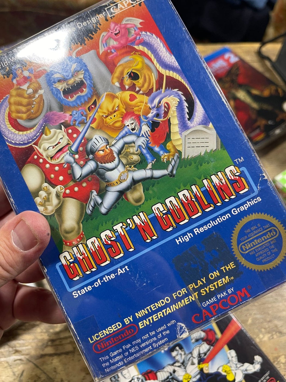 Gioco nintendo nes Ghost'n Goblins