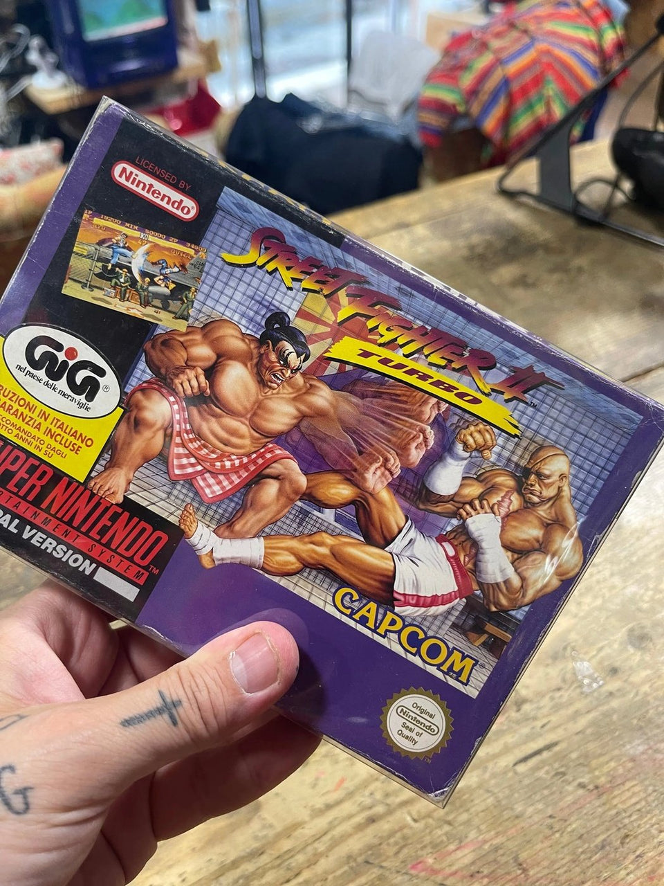 Gioco Super Nintendo Street Fighter 2 turbo