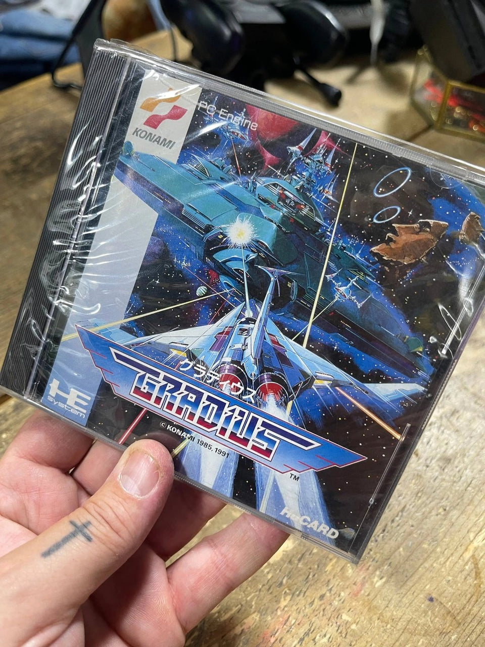 Gioco gradius pc engine hu card