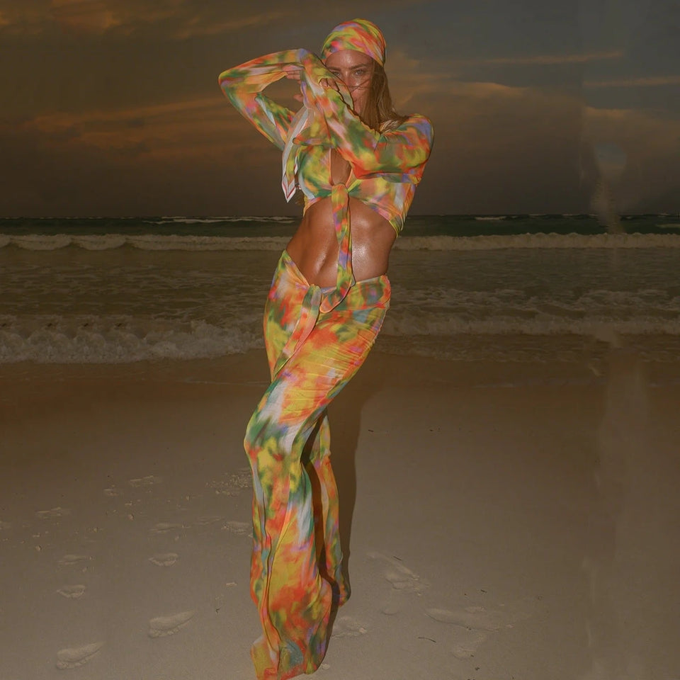 2 Pieces Cover Ups Sexy Bikini