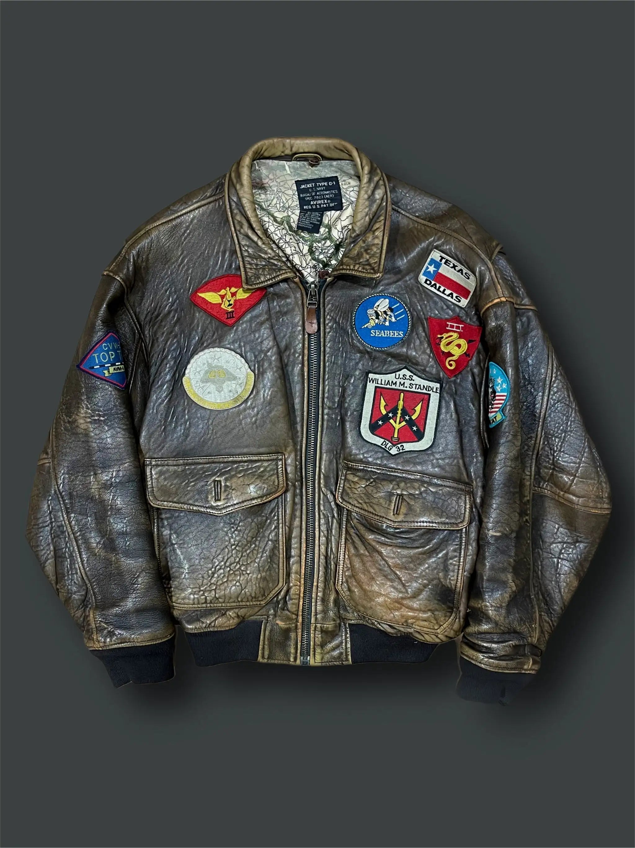 Vintage Avirex G 1 Bomber Top Gun Size XL