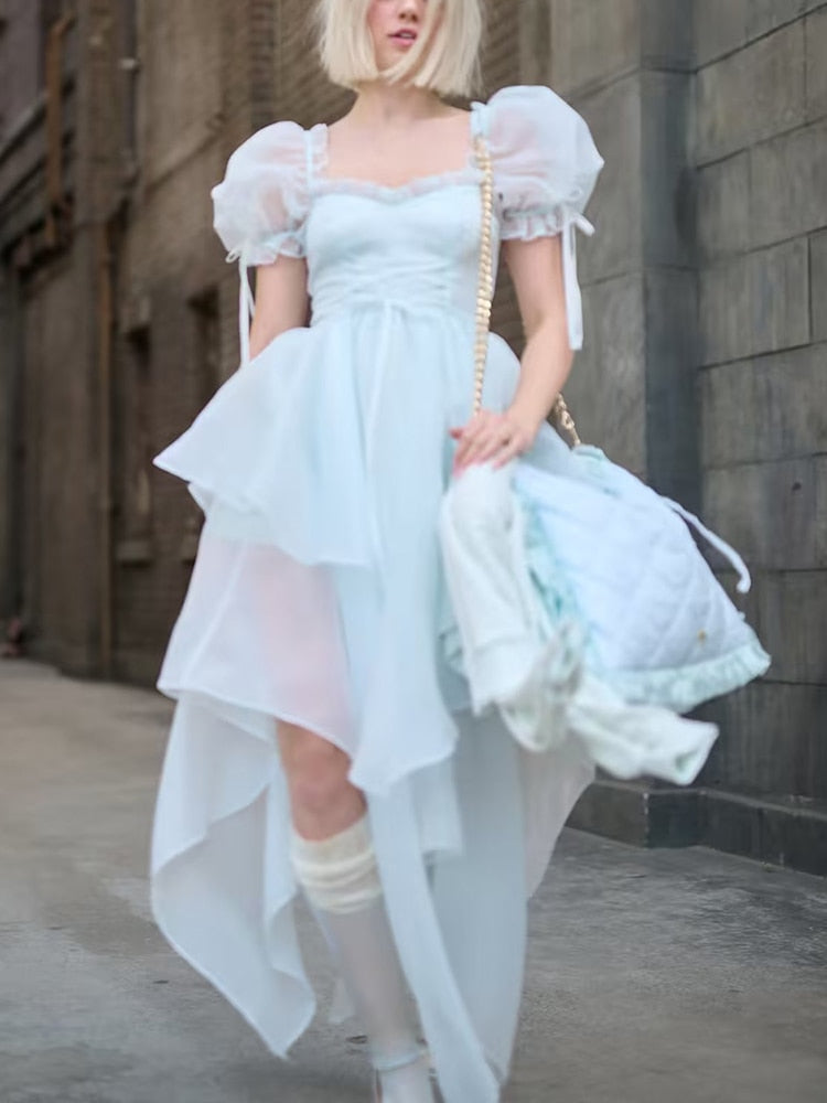 Georgette long dress for women