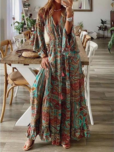 Abito Bohemian lungo donna MUST HAVE