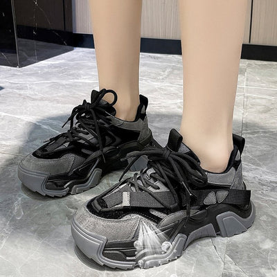 Sneakers platform puffy donna Gray MUST HAVE