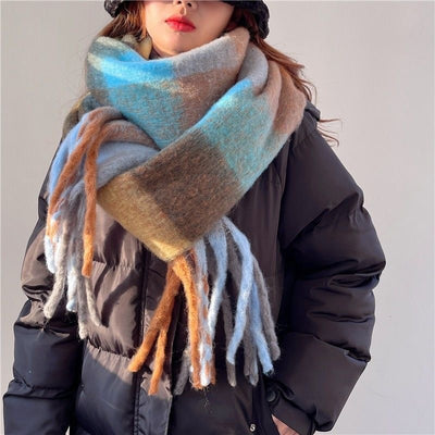 Sciarpa scialle oversize fantasia caldissimo MUST HAVE