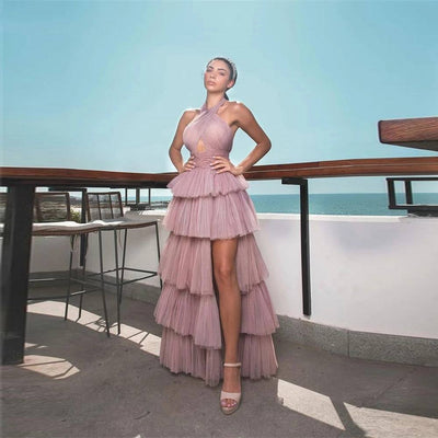 Abito lungo Clara picture color CELEBRITY